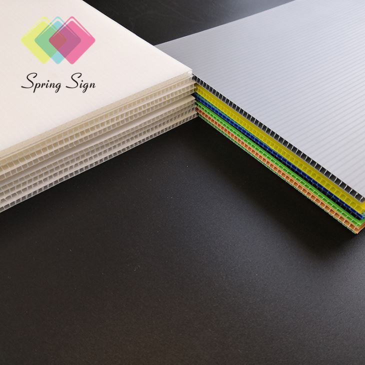 3mm Thick Corrugated Cardboard Advertising Sheet PP Sheet China